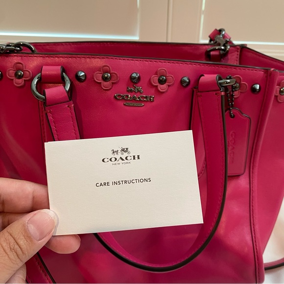 NWOT Coach Dahlia Pink Crossbody - Picture 12 of 17